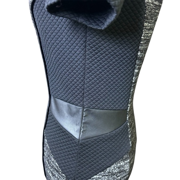 Dynamite size, small black and white tweed pencil skirt sleeve dress. - Picture 5 of 9